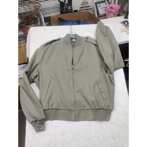 Vtg Neptune Garment Co USMC Tanker Jacket Mens 48R Pewter Gray Bomber Military